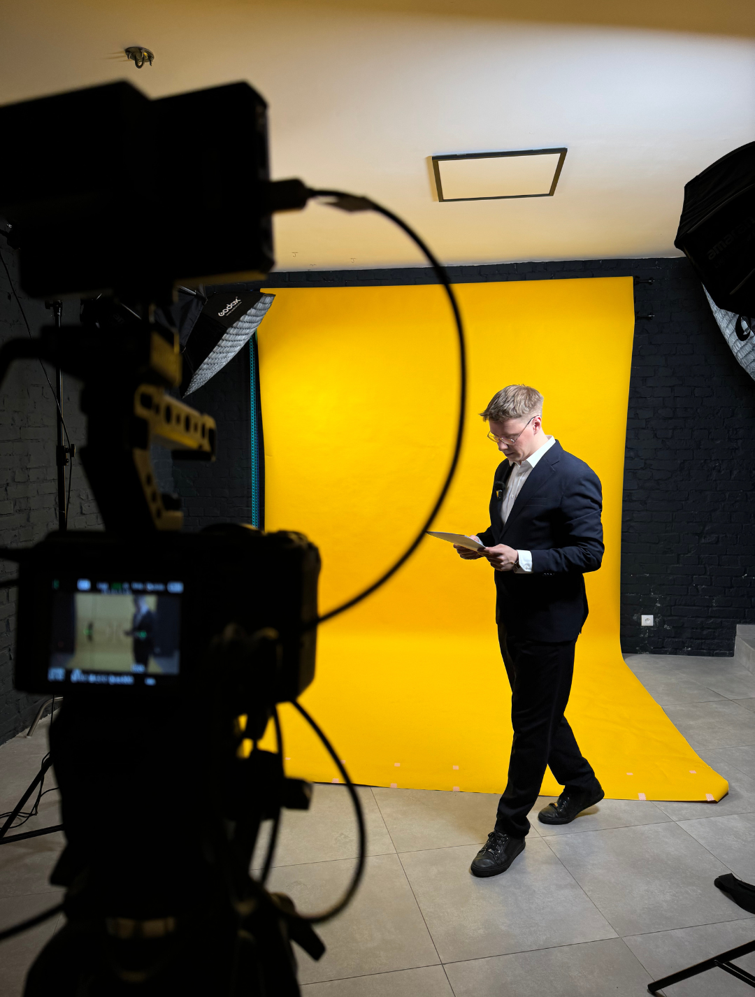 Dawid Kubiak w studiu